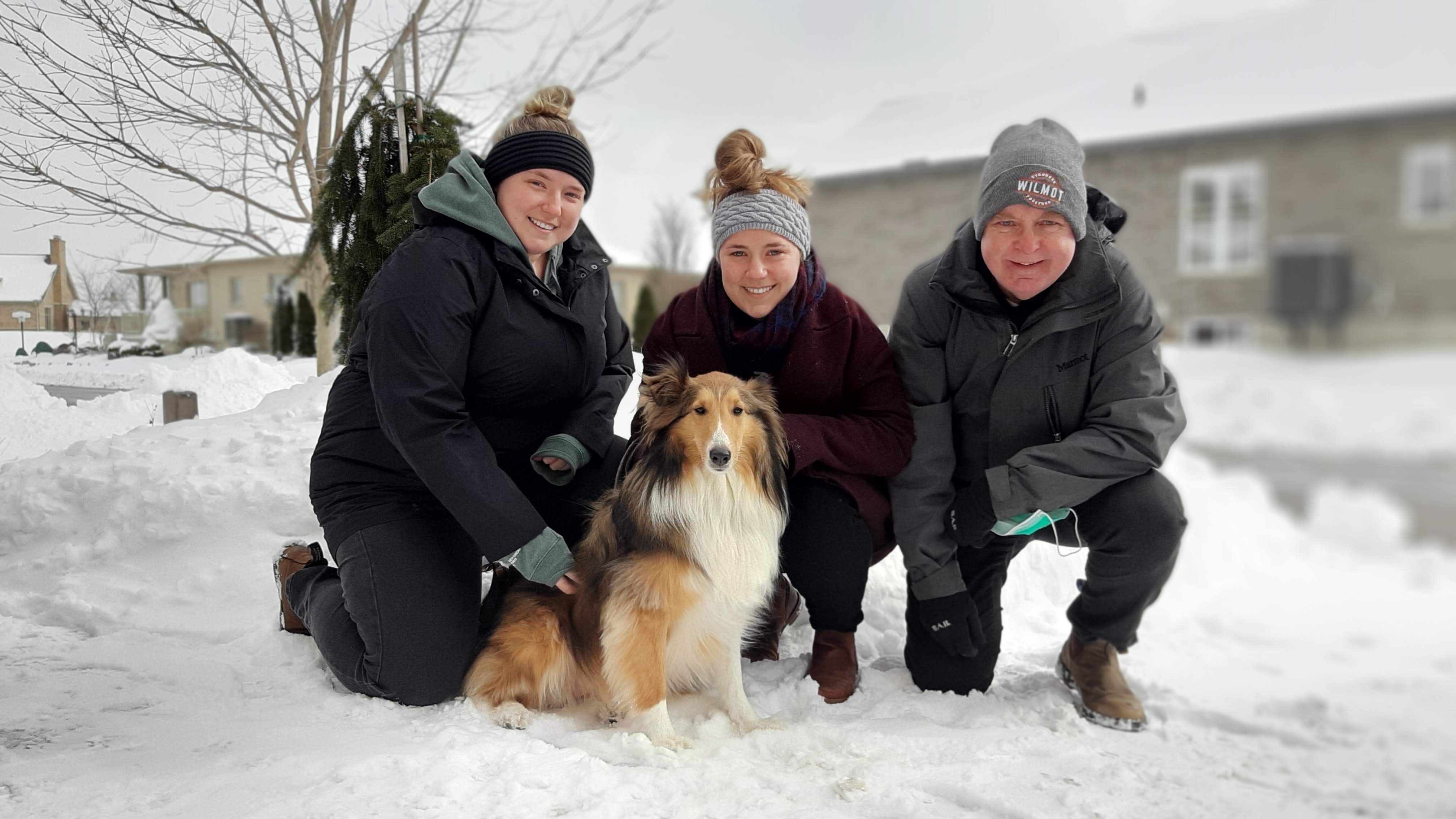 Blythe, Meghan and Paul Mackie said that Islay the Sheltie is good for the family’s mental and physical health. “We’re all pretty much on the same page with the positive aspects of having an active pet in the house during these awkward times."