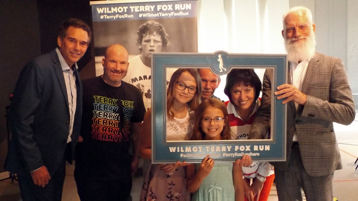 Guest speakers at the Wilmot Terry Fox Run's A Night To Inspire